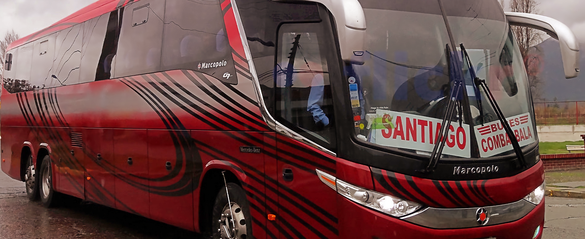 Bus de Buses Combarbalá viajando por Chile