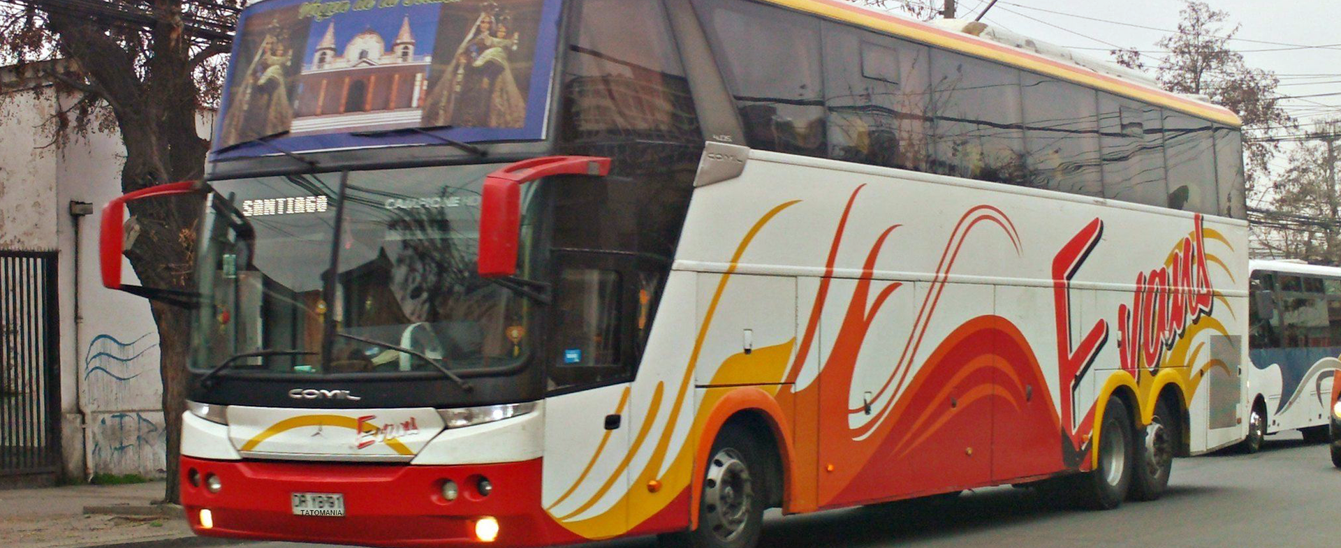 Buses Evans travelling in Chile