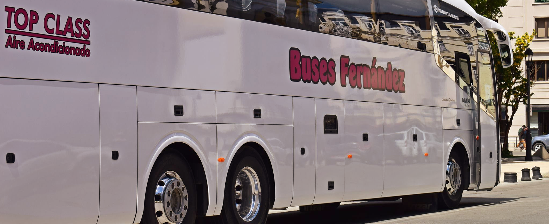 Bus de Buses Fernandez viajando por Chile