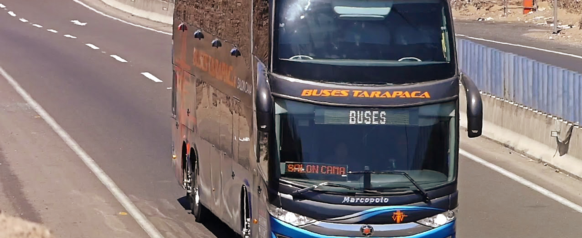 Buses Tarapacá travelling in Chile