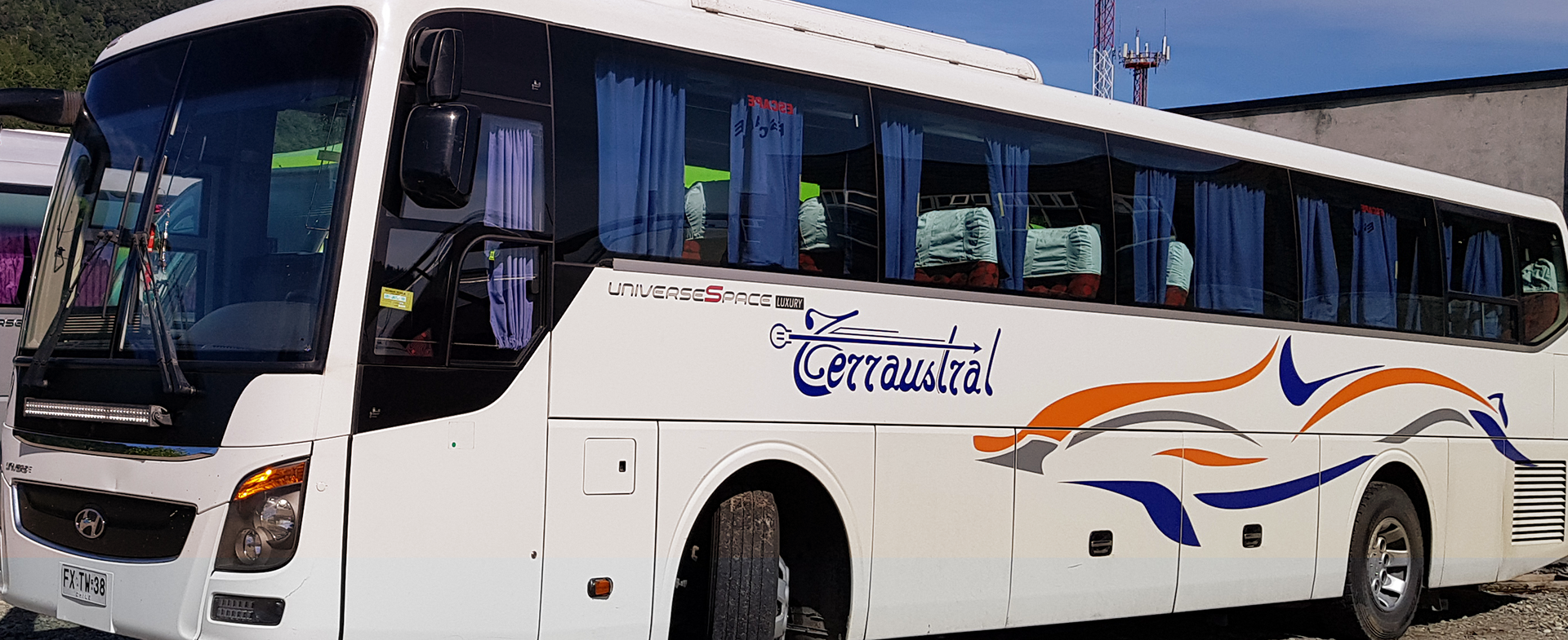 Bus de Buses Terraustral viajando por Chile