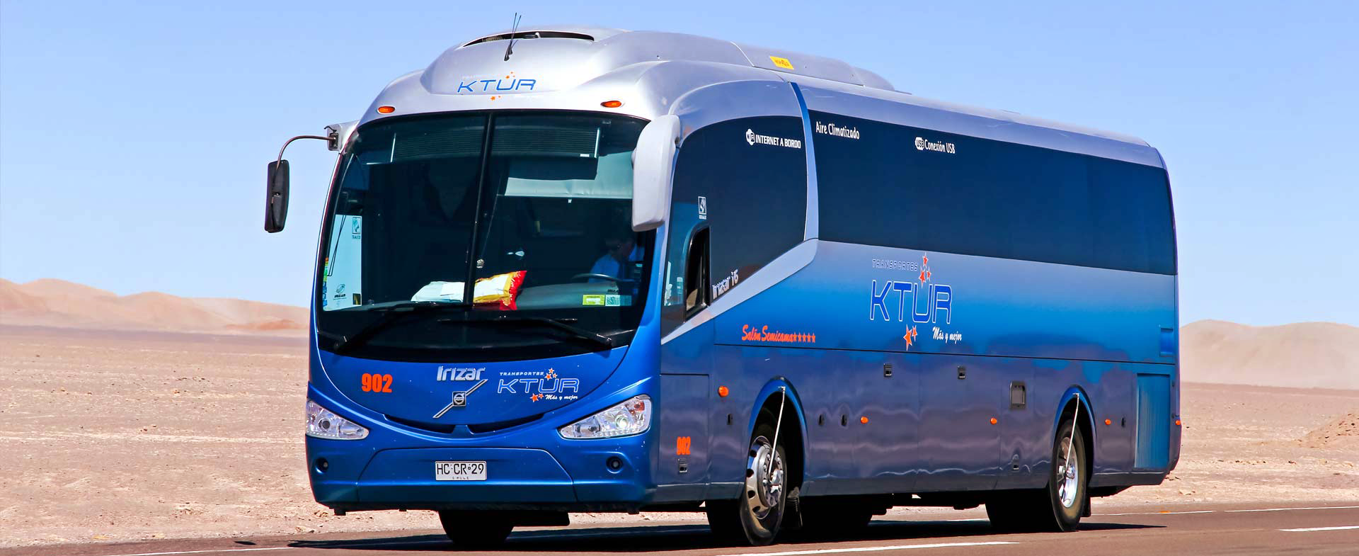 Bus de Buses Ktur viajando por Chile